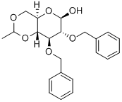 2,3-DI-O-BENZYL-4,6-O-ETHYLIDENE-BETA-D-GLUCOPYRANOSE Structural