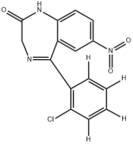 CLONAZEPAM-D4 Structural