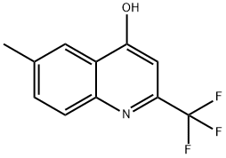 4-HYDROXY-6-METHYL-2-(TRIFLUOROMETHYL)QUINOLINE Structural