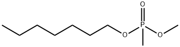Heptyl methyl methylphosphonate Structural