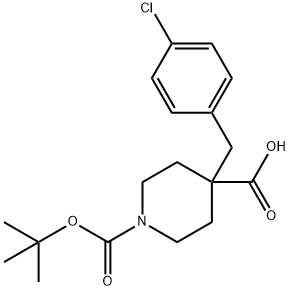 N-BOC-4-(4'-CHLORO) BENZYL-4-PIPERIDINE CARBOXYLIC ACID