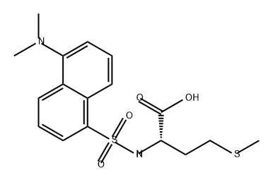 DANSYL-L-METHIONINE PIPERIDINIUM SALT Structural