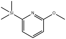 Pyridine, 2-methoxy-6-(trimethylsilyl)- (9CI) Structural