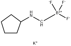 potassium ((cyclopentylamino)methyl)trifluoroborate Structural