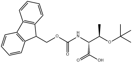 FMOC-D-ALLO-THR(TBU)-OH Structural