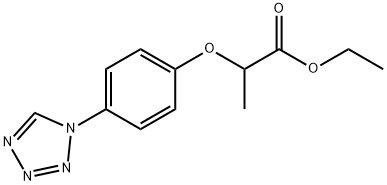 ethyl 2-[4-(1H-tetrazol-1-yl)phenoxy]propanoate Structural