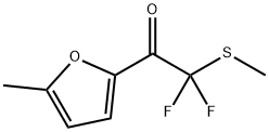 Ethanone, 2,2-difluoro-1-(5-methyl-2-furanyl)-2-(methylthio)- (9CI) Structural