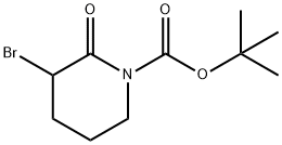 tert-butyl 3-bromo-2-oxopiperidine-1-carboxylate Structural