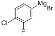 4-CHLORO-3-FLUOROPHENYLMAGNESIUM BROMIDE Structural