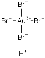 HYDROGEN TETRABROMOAURATE (III) HYDRATE (99.9%-AU) Structural