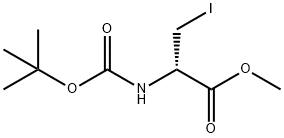 BOC-3-IODO-D-ALANINE METHYL ESTER Structural