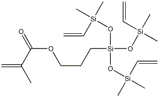 3-METHACRYLOXYPROPYLTRIS(VINYLDIMETHYLSILOXY)SILANE Structural