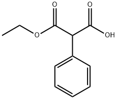 2-PHENYL-MALONIC ACID MONOETHYL ESTER Structural