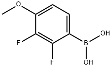 2,3-Difluoro-4-methoxyphenylboronic acid Structural