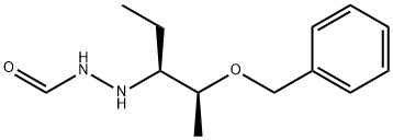 2-[(1S,2S)-1-Ethyl-2-(phenylmethoxy)propyl]hydrazinecarboxaldehyde Structural