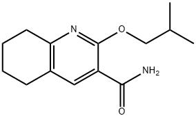 3-Quinolinecarboxamide, 5,6,7,8-tetrahydro-2-(2-methylpropoxy)-