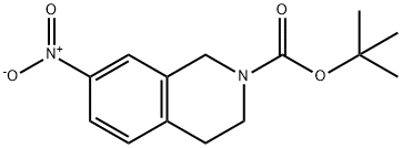 tert-Butyl 7-nitro-3,4-dihydroisoquinoline-2(1H)-carboxylate Structural