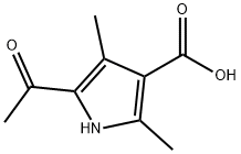 5-ACETYL-2,4-DIMETHYL-1H-PYRROLE-3-CARBOXYLIC ACID Structural