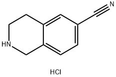 1,2,3,4-TETRAHYDROISOQUINOLINE-6-CARBONITRILE HYDROCHLORIDE Structural