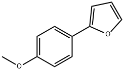 Furan, 2-(p-methoxyphenyl)- (8CI) Structural
