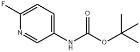 N-Boc-5-amino-2-fluoropyridine Structural