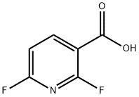 2,6-Difluoropyridine-3-carboxylic acid Structural