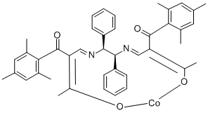 (1S,2S)-N,N'-BIS[3-OXO-2-(2,4,6-TRIMETHYLBENZOYL)BUTYLIDENE]-1,2-DIPHENYLETHYLENEDIAMINATO COBALT(II)