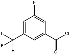 3-FLUORO-5-(TRIFLUOROMETHYL)BENZOYL CHLORIDE Structural