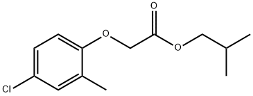 isobutyl 4-chloro-o-tolyloxyacetate Structural