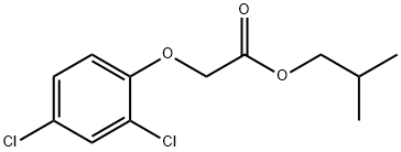 Isobutyl 2,4-dichlorophenoxyacetate Structural