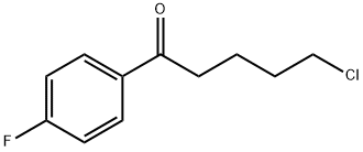 5-CHLORO-1-(4-FLUOROPHENYL)-1-OXOPENTANE Structural