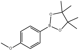 4-METHOXYPHENYLBORONIC ACID, PINACOL ESTER Structural