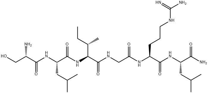 H-SER-LEU-ILE-GLY-ARG-LEU-NH2 Structural