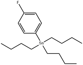 4-FLUORO-(TRI-N-BUTYLSTANNYL)BENZENE Structural