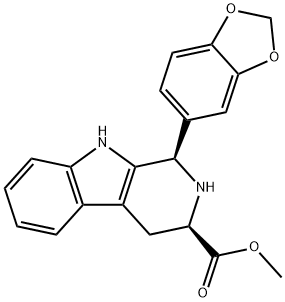 (1R,3R)-METHYL-1,2,3,4-TETRAHYDRO-1-(3,4-METHYLENEDIOXYPHENYL)-9H-PYRIDO[3,4-B]INDOLE-3-CARBOXYLATE