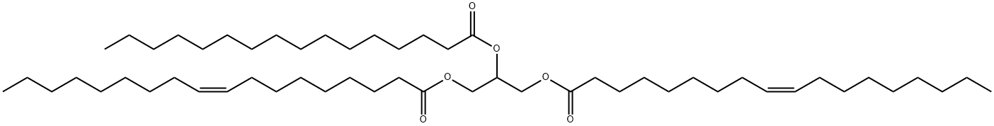 1,3-DIOLEOYL-2-PALMITOYL-GLYCEROL Structural