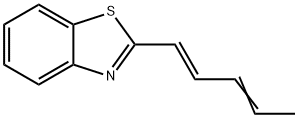 Benzothiazole, 2-(1E,3E)-1,3-pentadienyl- (9CI) Structural
