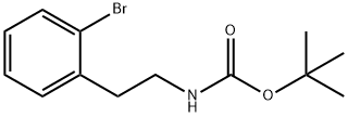 TERT-BUTYL 2-BROMOPHENETHYLCARBAMATE Structural