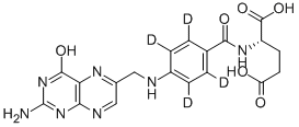 Folic Acid-D4 Structural