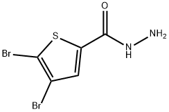 2,3-DIBROMO-5-THIOPHENECARBOXYLIC ACID HYDRAZIDE Structural