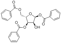 1,3,5-TRI-O-BENZOYL-ALPHA-L-RIBOFURANOSE Structural