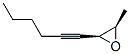 Oxirane, 2-(1-hexynyl)-3-methyl-, (2S-cis)- (9CI) Structural