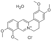 Palmatine chloride hydrate Structural