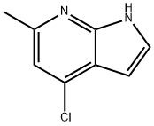 1H-Pyrrolo[2,3-b]pyridine, 4-chloro-6-methyl- Structural