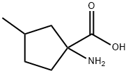 1-AMINO-3-METHYLCYCLOPENTANECARBOXYLIC ACID Structural