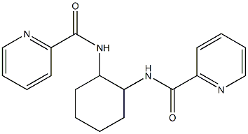 (+)-N,N'-(1S,2S)-1,2-DIAMINOCYCLOHEXANEDIYLBIS(2-PYRIDINECARBOXAMIDE) Structural