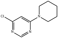 4-Chloro-6-piperidin-1-yl-pyrimidine Structural