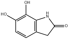 2H-Indol-2-one,1,3-dihydro-6,7-dihydroxy-(9CI) Structural