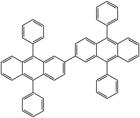 2,2'-Bi(9,10-diphenyl-anthracene) Structural