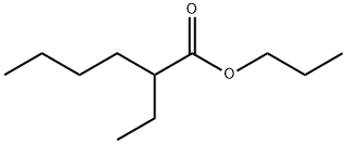 N-PROPYL 2-ETHYLHEXANOATE Structural